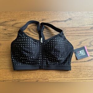 VSX Black and Silver Sports Bra Collection